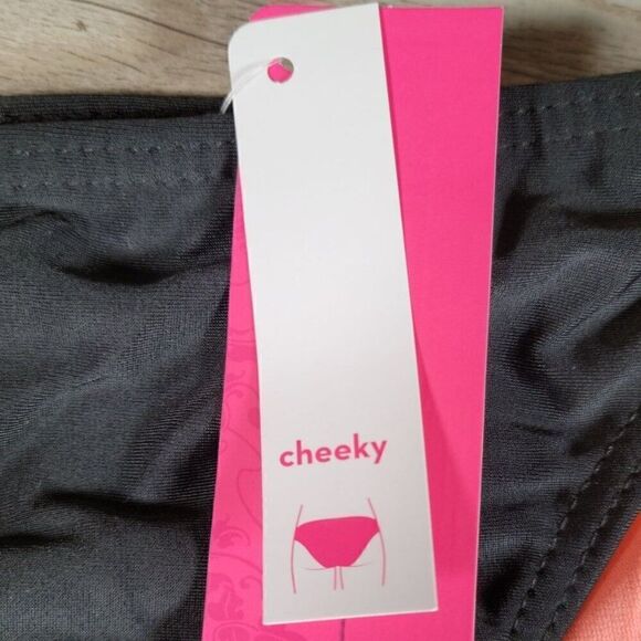 Xhilaration Fluorescent Cheeky Bikini Bottom Sz M - Picture 7 of 9